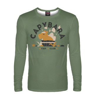 Лонгслив для мальчика Capybara fan club