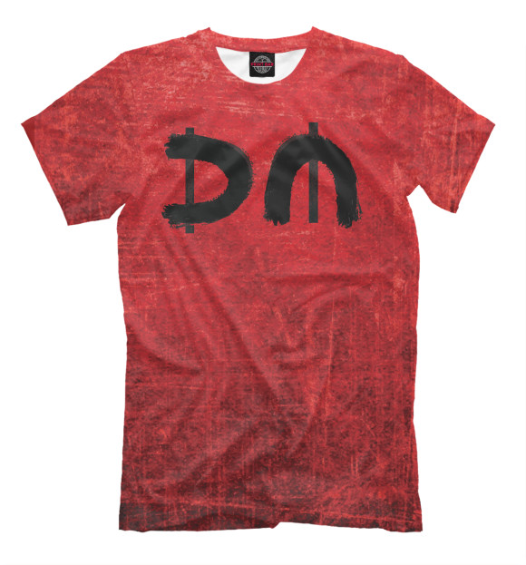 Мужская футболка с изображением Depeche Mode цвета Светло-коричневый