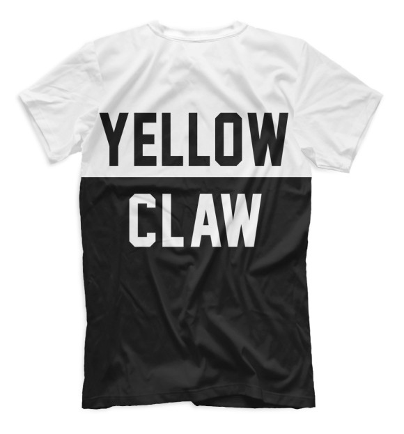 Мужская футболка с изображением Yellow Claw цвета Белый