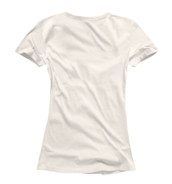 Женская футболка с изображением lana цвета Белый