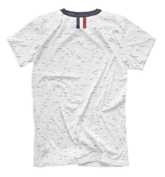 Мужская футболка с изображением Сборная Франции цвета Белый