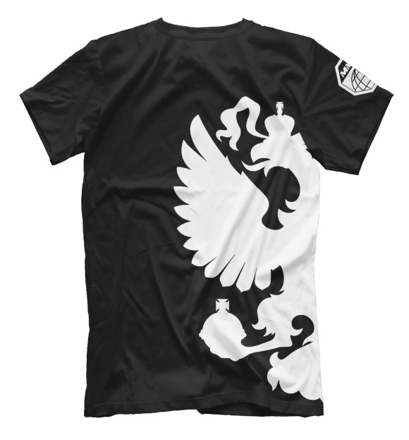 Мужская футболка с изображением MMA Россия цвета Белый