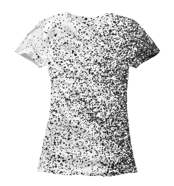 Женская футболка с изображением Пепел цвета Белый