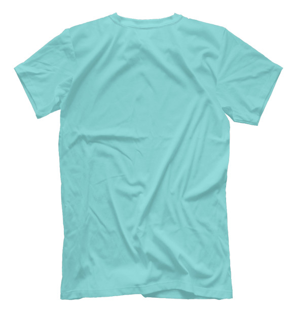 Мужская футболка с изображением Кот-Антидепрессант цвета Белый