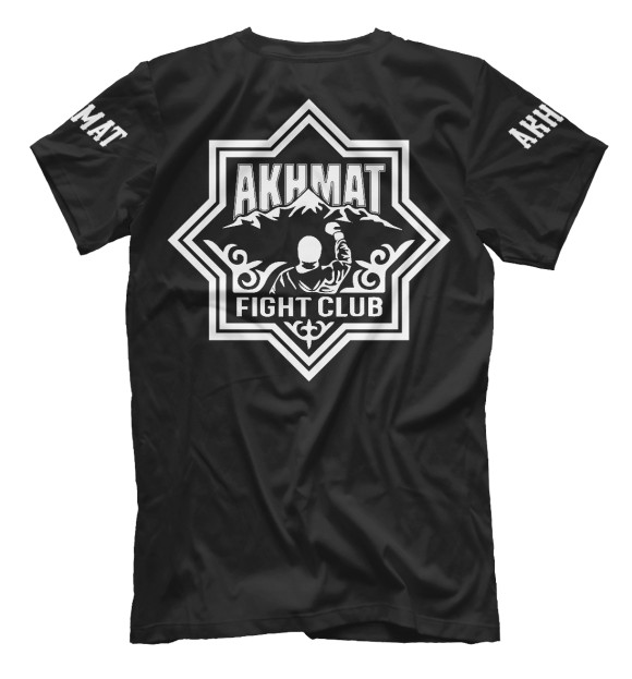 Мужская футболка с изображением Akhmat ACA цвета Белый