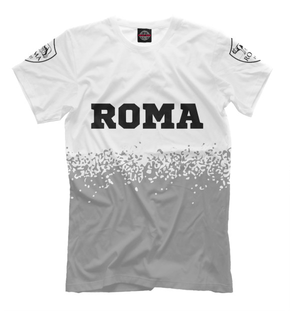 Мужская футболка с изображением Roma Sport Light цвета Белый