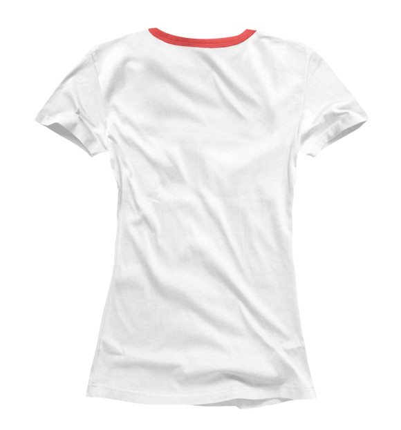 Женская футболка с изображением СССР Хоккей Dab цвета Белый