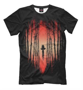 Мужская футболка Ниндзя в лесу