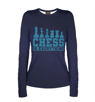 Лонгслив для девочки Chess is Everything