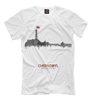 Мужская футболка СССР Чернобыль. Цена лжи