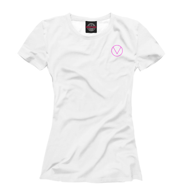 Женская футболка с изображением Для СВоих цвета Белый