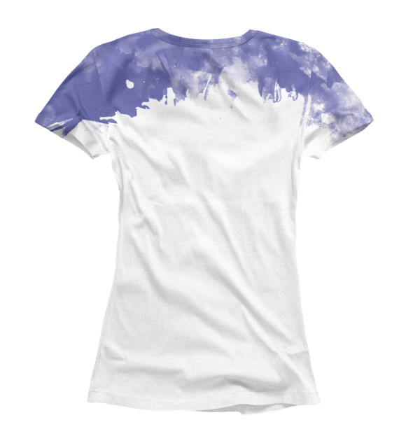 Женская футболка с изображением Solar Love цвета Белый