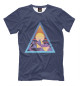 Мужская футболка Психоделический треугольник