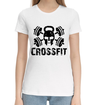 Хлопковая футболка для девочек Crossfit