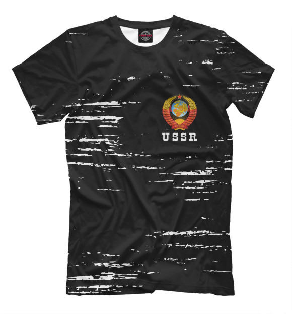 Мужская футболка с изображением USSR / СССР цвета Белый