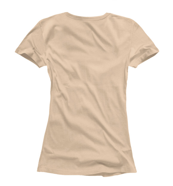 Женская футболка с изображением Английский сеттер цвета Белый