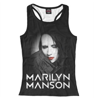 Женская майка-борцовка Marilyn Manson