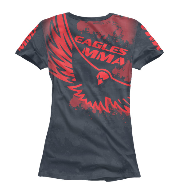 Женская футболка с изображением Eagles MMA цвета Белый