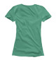 Женская футболка Мандала зелени