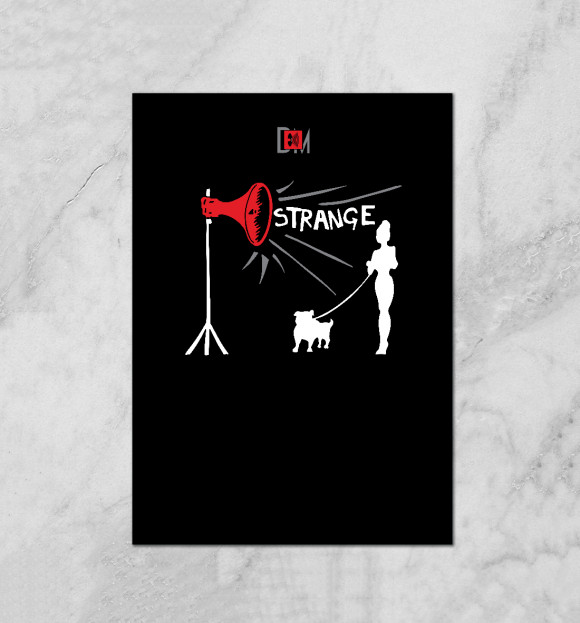 Плакат с изображением Strangelove цвета Белый