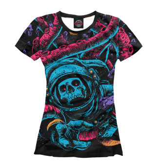 Женская футболка Космический осьминог