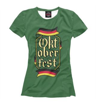 Женская футболка Октоберфест