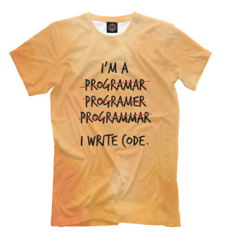 Мужская футболка I'm a programmer
