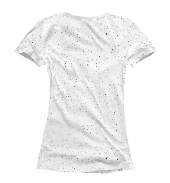 Женская футболка с изображением Котики цвета Белый