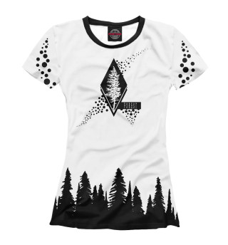 Женская футболка Forest