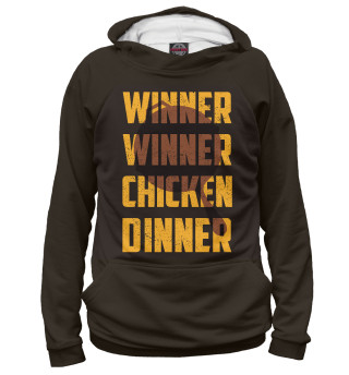Худи для девочки Winner winner chicken dinner