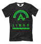 Мужская футболка Линукс