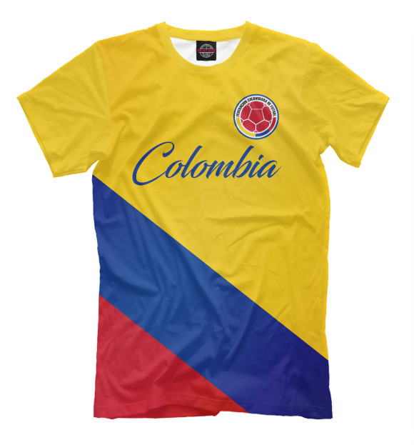 Футболка для мальчиков с изображением Колумбия цвета Молочно-белый