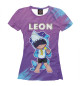 Женская футболка Brawl Stars Leon