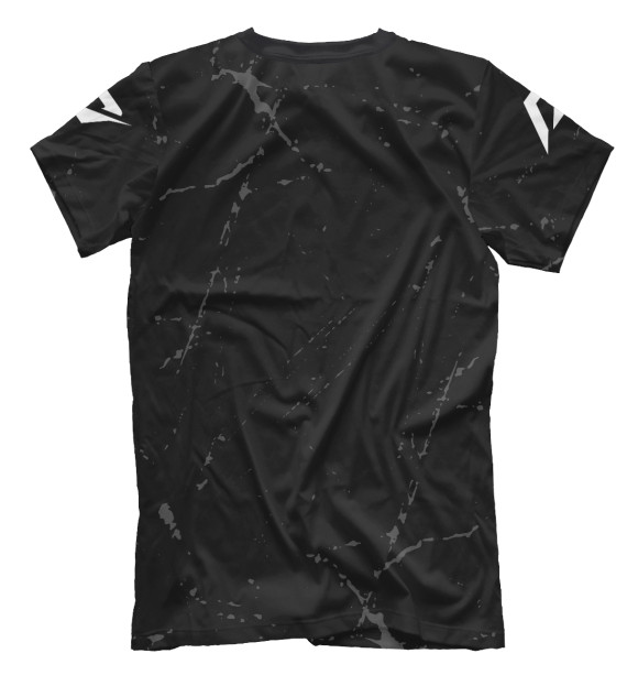 Мужская футболка с изображением Need for Speed Glitch Black цвета Белый
