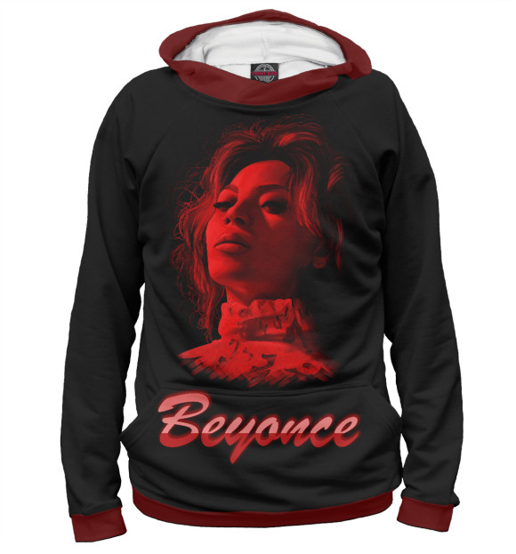 Женское худи с изображением Beyonce цвета Белый