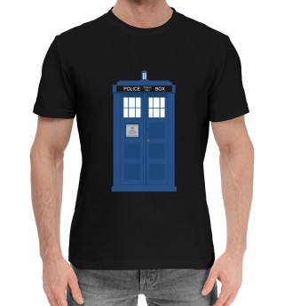 Мужская хлопковая футболка Доктор Кто