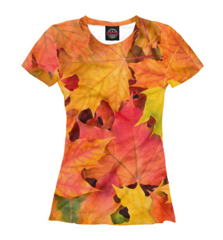 Женская футболка Осенние листья