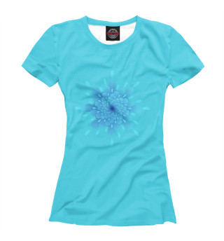 Женская футболка Цветок акварель