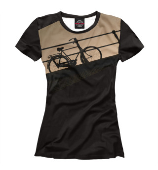 Женская футболка Велозакат