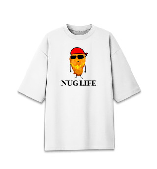 Женская футболка оверсайз Nug life