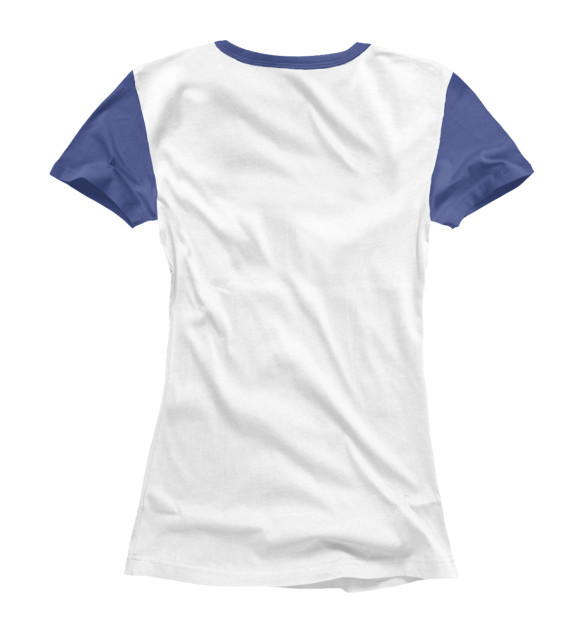 Женская футболка с изображением Moomin's winter цвета Белый