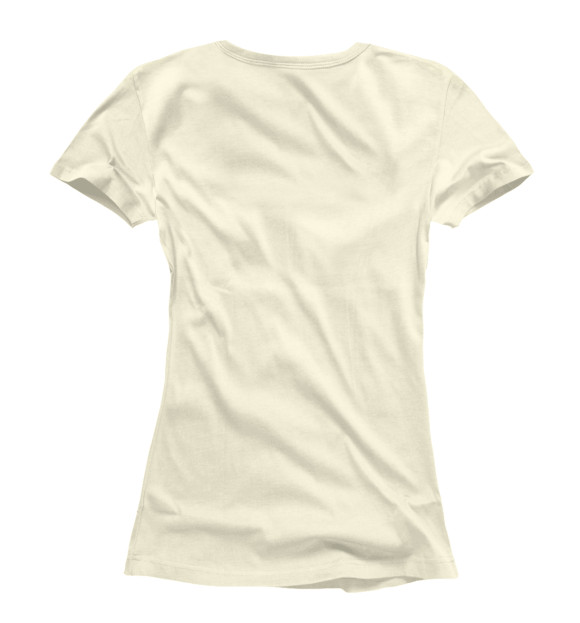 Женская футболка с изображением На Земле с 1980 цвета Белый