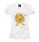 Женская футболка Dabbing sun