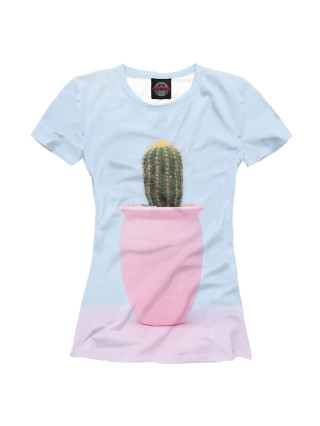 Женская футболка Кактус
