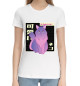 Женская хлопковая футболка Vaporwave Cat