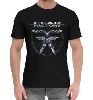 Мужская хлопковая футболка Fear factory