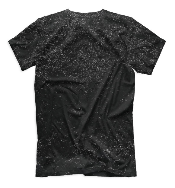 Мужская футболка с изображением Черный лабрадор цвета Белый