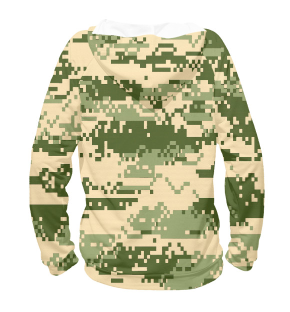 Женское худи с изображением Ракетные войска | ПВО цвета Белый