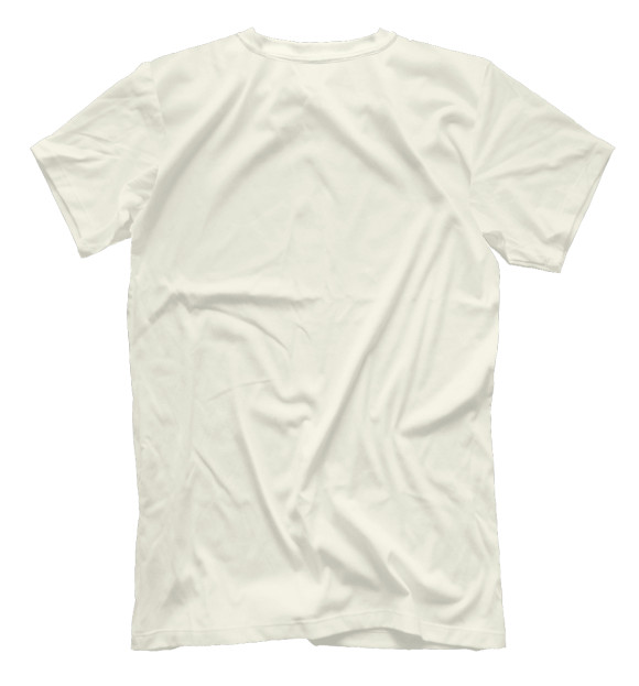Мужская футболка с изображением Biathlon цвета Белый