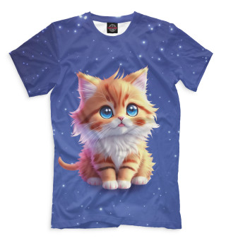 Мужская футболка Котёнок милашка